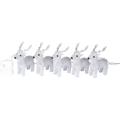 viva domo LED-Dekofigur "Rentiere", 5 Stück viva domo LED-Dekofigur "Rentiere", 5 Stück