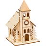 viva domo LED-Holz-Kirche