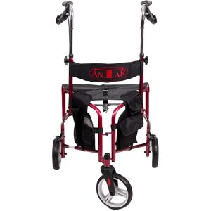 Antar Dreirad Rollator mit Sitz und Rückengurt, faltbar - AT51004