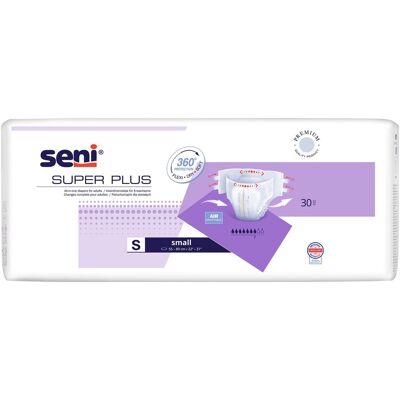 SENI Inkontinenzwindel Super Plus, 30 Stück, Größe: S SENI Inkontinenzwindel Super Plus, 30 Stück, Größe: S