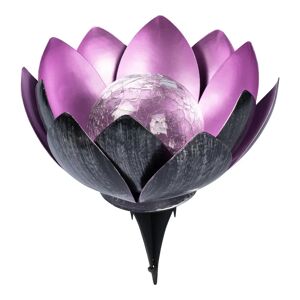 viva domo Solar-Lotusblume, lila