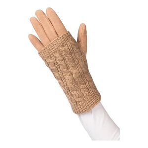 Pulswärmer-Handschuh „2 in 1“, beige