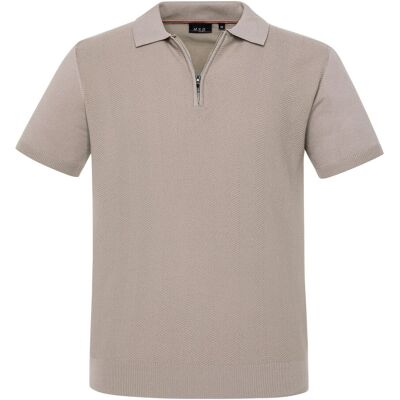 Herren-Poloshirt mit Zipper „Philipp“, Größe: XL Herren-Poloshirt mit Zipper „Philipp“, Größe: XL