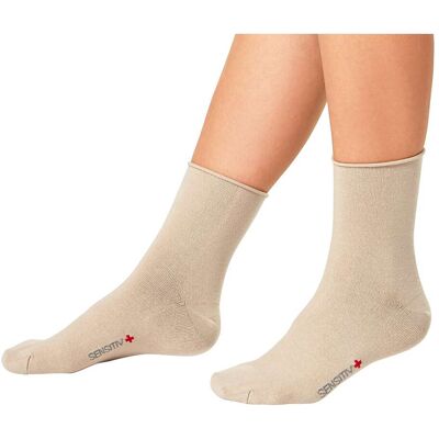 FUSSGUT Sensitiv-Socken, Größe: XL, beige FUSSGUT Sensitiv-Socken, Größe: XL, beige