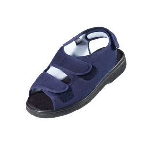 promed Klettverschluss-Sandale, Größe: 46, blau