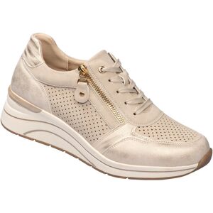wonderwalk Leder-Keilsneaker „Sandra“, Größe: 41, beige wonderwalk Leder-Keilsneaker „Sandra“, Größe: 41, beige