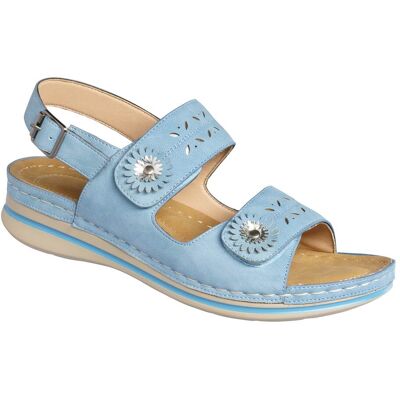 wonderwalk Bequem-Klettsandalette "Carina", Größe: 39 wonderwalk Bequem-Klettsandalette "Carina", Größe: 39