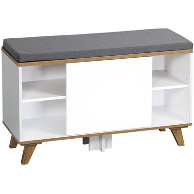 Kesper Schuhschrank mit Sitzkissen, weiß Kesper Schuhschrank mit Sitzkissen, weiß