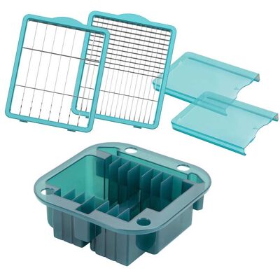 Nicer Dicer Chef Professional - Blau 5-teiliges Zubehör-Set Nicer Dicer Chef Professional - Blau 5-teiliges Zubehör-Set
