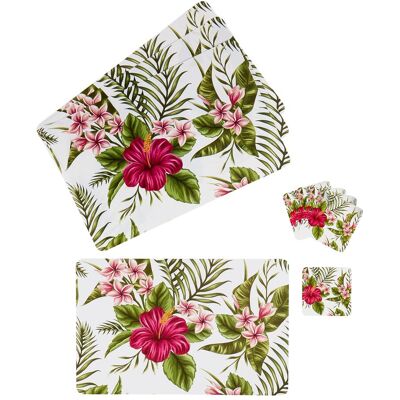 genialo Tischset "Paradies", 4 Stück + Gratis Untersetzer genialo Tischset "Paradies", 4 Stück + Gratis Untersetzer