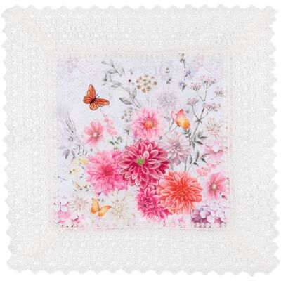 viva domo Deckchen „Floraler Traum“, 40x40 cm viva domo Deckchen „Floraler Traum“, 40x40 cm