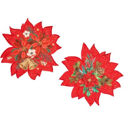 viva domo Deckchen „Weihnachtsstern“, 2 Stück viva domo Deckchen „Weihnachtsstern“, 2 Stück
