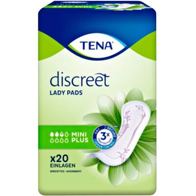 Tena-Lady Discreet "MiniPlus", 20 Stück weiss female Tena-Lady Discreet "MiniPlus", 20 Stück weiss female