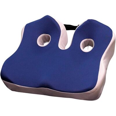 Wellys Memory-Kissen "Hüftstütze" blau grau Wellys Memory-Kissen "Hüftstütze" blau grau