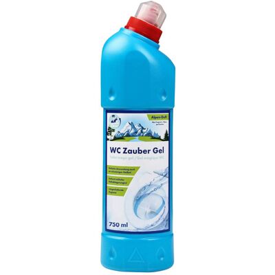 Captain Clean WC-Zauber-Gel "Alpenduft", 750 ml blau Captain Clean WC-Zauber-Gel "Alpenduft", 750 ml blau