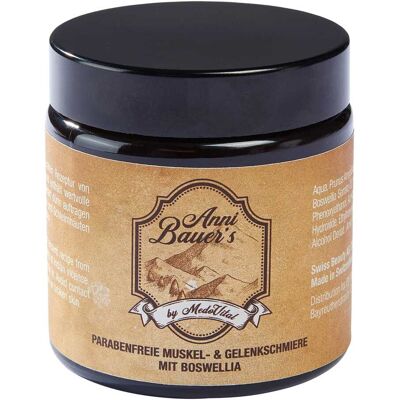 MedoVital Parabenfreie Muskel- und Gelenkschmiere mit Boswellia, 100 ml weiss MedoVital Parabenfreie Muskel- und Gelenkschmiere mit Boswellia, 100 ml weiss