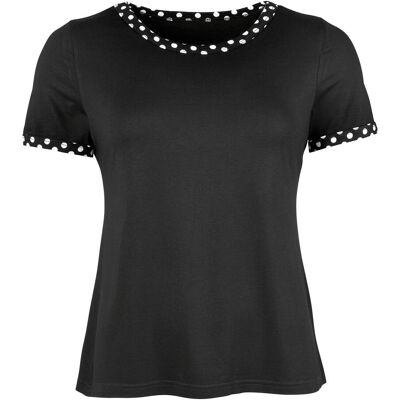 wedolina Damenshirt "Punkte" schwarz M unisex wedolina Damenshirt "Punkte" schwarz M unisex