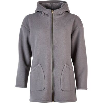 wedolina Kapuzen-Fleecejacke „Florine“ grau XL female wedolina Kapuzen-Fleecejacke „Florine“ grau XL female