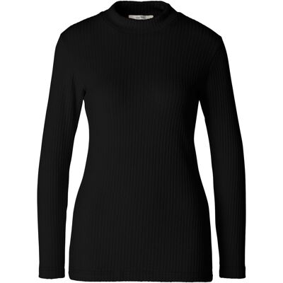 Damen-Pullover, gerippt schwarz XL female Damen-Pullover, gerippt schwarz XL female