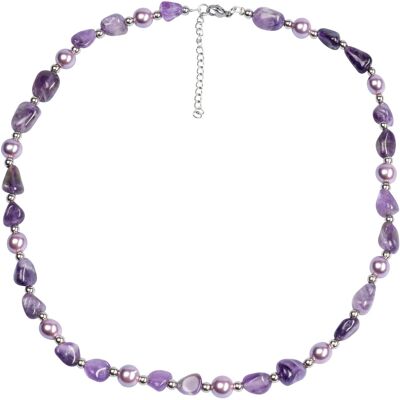 Schmuck Design BY EMMA Perlen-Halskette "Amethyst" lila Schmuck Design BY EMMA Perlen-Halskette "Amethyst" lila