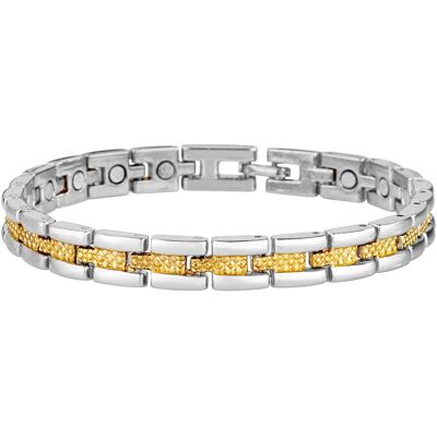 TRI Magnet-Armband silber gold TRI Magnet-Armband silber gold