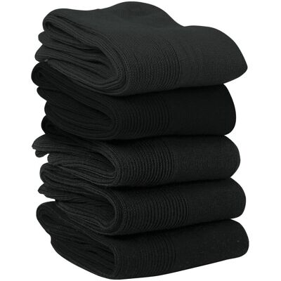 Wohlfühl-Socken, 5 Paar schwarz 39 unisex Wohlfühl-Socken, 5 Paar schwarz 39 unisex