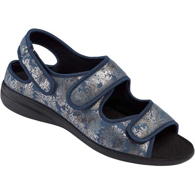 wonderwalk Flexi-Damensandale "Gabi" blau 40 female wonderwalk Flexi-Damensandale "Gabi" blau 40 female