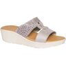 Bequem-Pantolette "Petra " grau 37 unisex