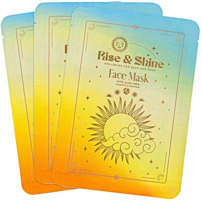 Accentra Gesichtsmaske „Aloe Vera“, 3 Stück mehrfarbig Accentra Gesichtsmaske „Aloe Vera“, 3 Stück mehrfarbig