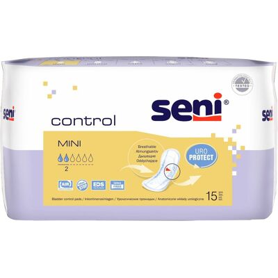 SENI Inkontinenz-Einlagen, 15 Stück weiss unisex SENI Inkontinenz-Einlagen, 15 Stück weiss unisex