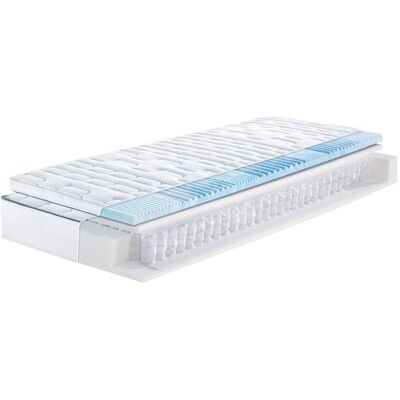 FAN FRANKENSTOLZ 7-Zonen-Tonnentaschenfederkern-Matratze Megamax First Class Top T inkl. Gelart-Topper weiss FAN FRANKENSTOLZ 7-Zonen-Tonnentaschenfederkern-Matratze Megamax First Class Top T inkl. Gelart-Topper weiss