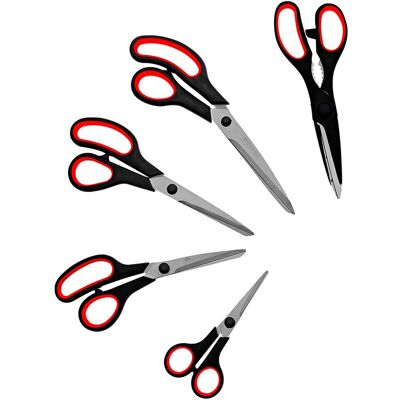 Titan-Scheren-Set, 5-teilig mehrfarbig Titan-Scheren-Set, 5-teilig mehrfarbig