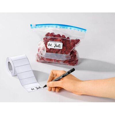 TRI Haftetiketten, 500 Stück weiss 5,5 x 2 TRI Haftetiketten, 500 Stück weiss 5,5 x 2