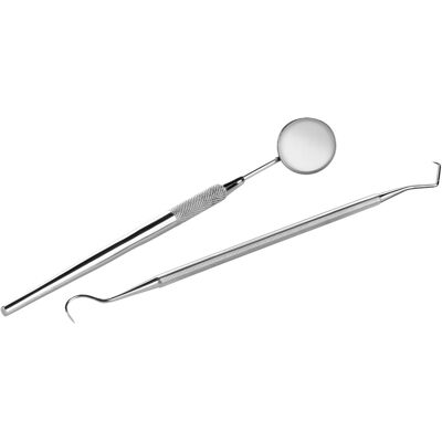 GS-Instruments Zahnpflegeset Edelstahl - Spiegel & Zahnreiniger GS-Instruments Zahnpflegeset Edelstahl - Spiegel & Zahnreiniger