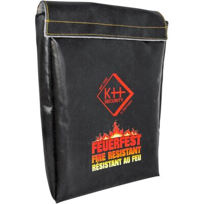 kh-security Feuerfeste Dokumententasche schwarz rot kh-security Feuerfeste Dokumententasche schwarz rot