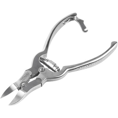 TITANIA Nagelzange - Stark silber - Ergonomischer Griff - 15 cm TITANIA Nagelzange - Stark silber - Ergonomischer Griff - 15 cm