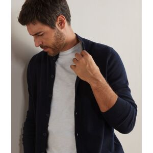 Falconeri Cardigan aus Kaschmir Ultrasoft mit Knöpfen Mann Marineblau Größe 48