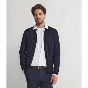 Falconeri Cardigan mit Knöpfen aus Kaschmir Ultrafine Mann Marineblau Größe 48