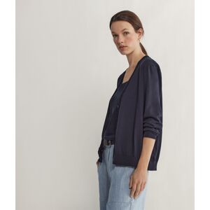 Falconeri Cardigan mit langen Ärmeln Frau Marineblau Größe XS