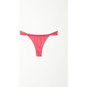 Tezenis Sommerlich rosafarbener Brazilian-Bikinislip zum Verschieben Shiny Frau Rosa Größe L