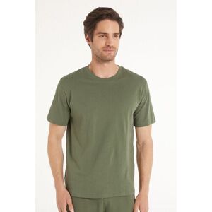 Tezenis T-Shirt Basic mit weiter Passform aus Baumwolle Mann Grün Größe S