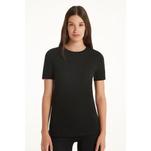 Tezenis T-Shirt Basic Jersey Frau Schwarz Größe M