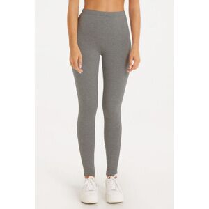 Tezenis Thermo-Leggings aus Baumwolle Frau Grau Größe L