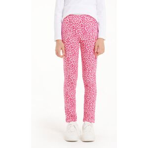 Tezenis Basic-Leggings aus bedruckter Baumwolle Mädchen Rosa Größe 12-13