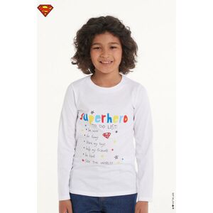 Tezenis Langarmpullover mit Rundhalsausschnitt und Superman-Print für Jungen Junge Aufdruck Größe 10-11