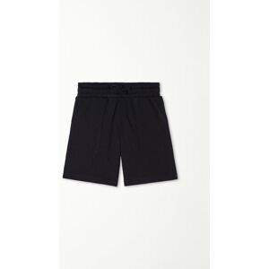 Tezenis Shorts aus Baumwollsweatstoff mit Taschen für Jungen Junge Schwarz Größe 2-3