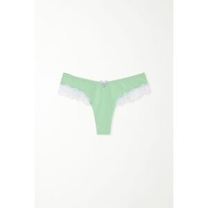 Tezenis Brazilian Soft Mint Cammeo Frau Grün Größe L