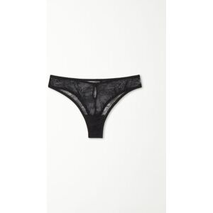 Tezenis Brazilian Last Night Lace Frau Schwarz Größe S