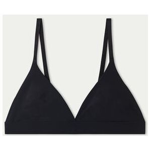 Tezenis Triangel-BH Lisbon aus recycelter Mikrofaser Frau Schwarz Größe 70B