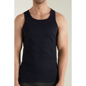 Tezenis Tank Top aus Feinripp-Baumwolle Mann Blau Größe M